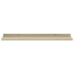 Berkfield Wall Shelves 4 Pcs White And Sonoma Oak 60X9X3 Cm - thumbnail 5