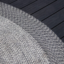 Athena 350Cm Round Weatherproof Indoor And Outdoor Rug In Shale Grey - thumbnail 4
