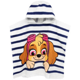 Paw Patrol Childrens/kids Skye Hooded Towel White/navy (One Size) - thumbnail 1