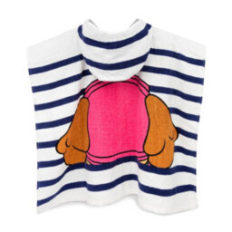 Paw Patrol Childrens/kids Skye Hooded Towel White/navy (One Size) - thumbnail 2