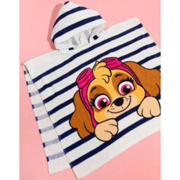 Paw Patrol Childrens/kids Skye Hooded Towel White/navy (One Size) - thumbnail 5