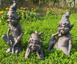 Inspirational Gifting Pixie Sitting Garden Sculpture Ornament Resin Statue - thumbnail 6
