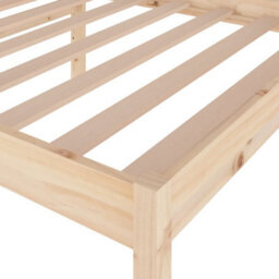 Berkfield Bed Frame Solid Wood 75X190 Cm Small Single - thumbnail 6