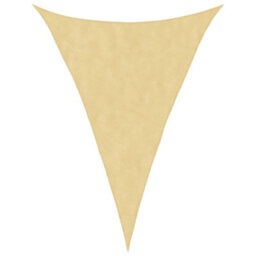 Berkfield Durable Sun Shade Sail Sand 5X7X7 M 100% Polyester Oxford