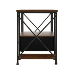 Living And Home Retro Tv Stand With Fabric Drawers - thumbnail 3