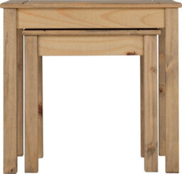Seconique Panama 2 Table Nest In Natural Wax Finish - thumbnail 4