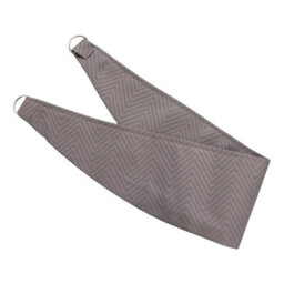 Homescapes Grey Herringbone Chevron Curtain Tie Back Pair - thumbnail 2