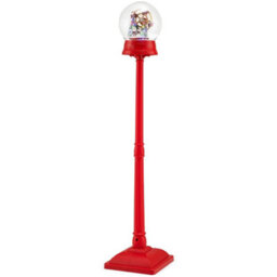 5Ft Musical Christmas Street Lamp Snow Globe Lantern On Stand - thumbnail 5