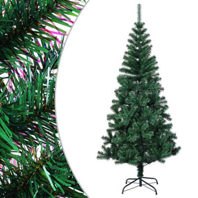 Berkfield Artificial Christmas Tree With Iridescent Tips Green 180 Cm Pvc - image 1