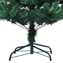 Berkfield Artificial Christmas Tree With Iridescent Tips Green 180 Cm Pvc - thumbnail 6