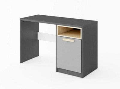 Arte Pok Modern Grey & White  Desk (H)750mm (W)1200mm (D)500mm - Children's Study Computer Desk - image 1