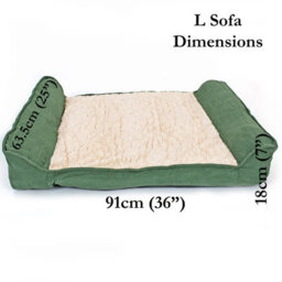 Actiaspet Deluxe Green Orthopaedic Soft Dog Pet Warm Sofa Bed Pillow Cushion Chair Large - thumbnail 5