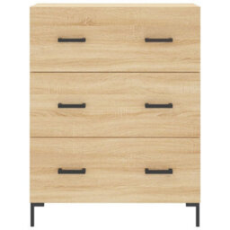 Berkfield Highboard Sonoma Oak 69.5X34X180 Cm Engineered Wood - thumbnail 8