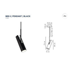 Nordlux Mib Metal Pendant Light Adjustable Head Black,mains - thumbnail 3