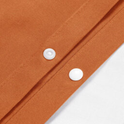Ameha Plain 3-Piece Duvet Rust Quilt Cover Breathable Microfiber Reversible Double Set With Pillowcase 200 X 200 Cm - thumbnail 6