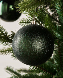 WeRChristmas Sage Green Shatterproof Christmas Baubles, 9 Pack, 10 Cm - thumbnail 4