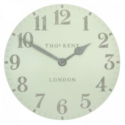 Wall Clock: 51Cm Thomas Kent Wall Clock, Pearl Green