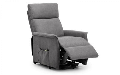 iLikeStores Rise And Recline Chair - Charcoal Grey Velvet - image 1