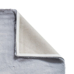 Silver Plain Shaggy Rug For Living Room Dinning Room Utility Room-120Cm X 170Cm (3Ft. 11In. X 5Ft. 6In.) - thumbnail 5