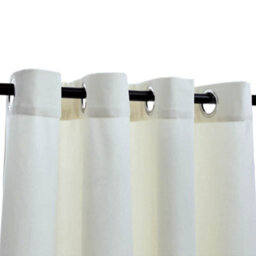 Walplus Blackout Curtains With Rings 2 Pcs Velvet Cream 140X175 Cm - thumbnail 3