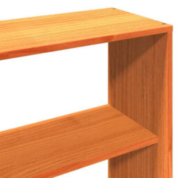 Berkfield Headboard With Storage Wax Brown 200 Cm Solid Wood Pine - thumbnail 8