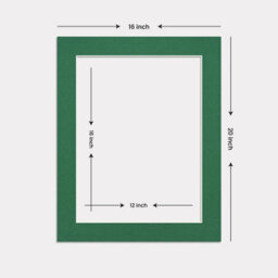 Ak Frames 20X16 Emerald Picture Mounts To Fit 16X12 Aperture Size - Mount Board Only (No Frame Included) - thumbnail 3