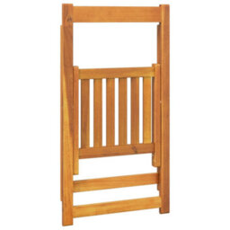 Berkfield Folding Garden Chairs 8 Pcs Solid Wood Acacia - thumbnail 5