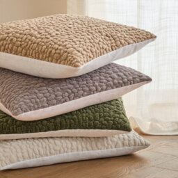 Yard Pebble Textured Chenille Cushion Cover - thumbnail 6