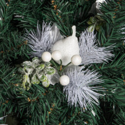 Samuel Alexander Set Of 6 19Cm Christmas Pick Decoration With White Apple And Pear - thumbnail 5