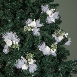 Samuel Alexander Set Of 6 19Cm Christmas Pick Decoration With White Apple And Pear - thumbnail 2
