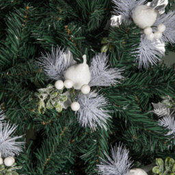 Samuel Alexander Set Of 6 19Cm Christmas Pick Decoration With White Apple And Pear - thumbnail 4