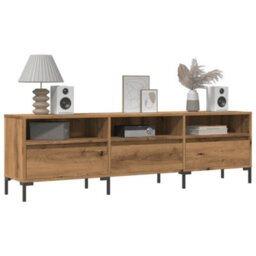 Berkfield Tv Cabinet Artisan Oak 150X30X44.5 Cm Engineered Wood - thumbnail 1