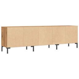 Berkfield Tv Cabinet Artisan Oak 150X30X44.5 Cm Engineered Wood - thumbnail 7