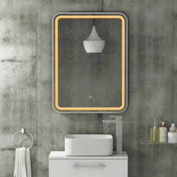 Royal Bathrooms Luna 600 X 800mm Chrome Front Lit Led Framed Bathroom Led Mirror With Demister Pad & Touch Sensor - thumbnail 9
