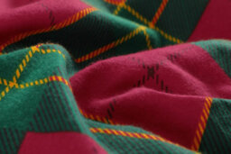 Kampala Hill Flannelette Tartan Check Brushed Cotton Duvet Cover Set Grey Bedding Set Single - thumbnail 3