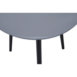 Orsina Grey Set Of 2 Nesting Tables, Triangular Nest Of Tables With Three Legs, Sturdy Side Tables For Home - thumbnail 6
