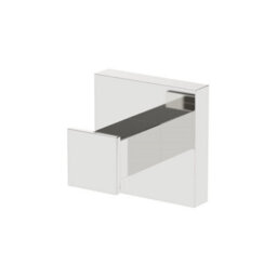 Affine Bathroom Towel Robe Hook Holder Chrome Square Wall Mounted Stylish Modern - thumbnail 2
