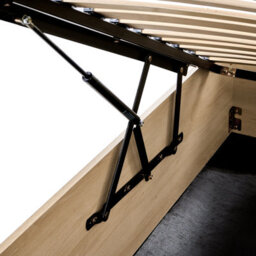 Beliani Ottoman Bed Without Headboard Etel 180 X 200 Cm (Eu Super King) Light Brown - thumbnail 8
