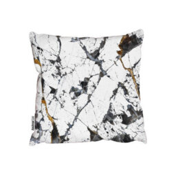 Andrew Lee Cushions - Dark Gray Marble Gold Russia Texture (Cushion) / 60Cm X 60Cm - thumbnail 3