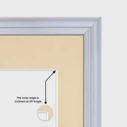 AK Frames 80X70Cm Silver Classic Multi Photo Frame With Ivory Mount - Holds 20 Apertures (18X) 6X4, (2X) 4X4 Photos - thumbnail 7