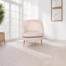Fwstyle Stone Velvet Padded Cushioned Tub Chair Armchair - thumbnail 1