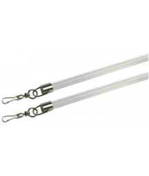 Curtain Draw Rod (Pair) 125Cm Clear