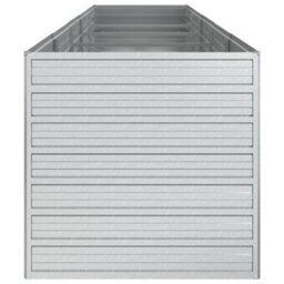 Walplus Garden Raised Bed 400X80X77 Cm Galvanized Steel Silver - thumbnail 5