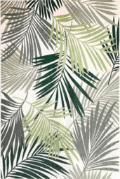 Melrose Allbee Tropical Leaves Foliage Green Flatweave Indoor/outdoor X-Large Area Rug 200/290Cm - thumbnail 7