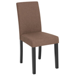 Beliani Set Of 2 Dining Chairs Broadway Fabric Brown - thumbnail 5