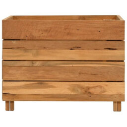 Berkfield Durable Raised Bed 50X40X38 Cm Recycled Teak And Steel - thumbnail 3