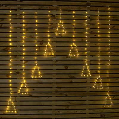 Samuel Alexander 1.2M X 1.2M Flexibrights Christmas Tree Curtain Lights With 258 Warm White Leds - image 1