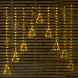 Samuel Alexander 1.2M X 1.2M Flexibrights Christmas Tree Curtain Lights With 258 Warm White Leds - thumbnail 1