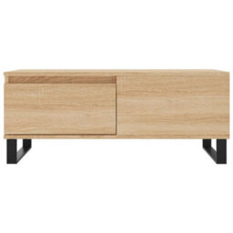 Berkfield Modern Coffee Table Sonoma Oak 90X50X36.5 Cm Engineered Wood - thumbnail 5