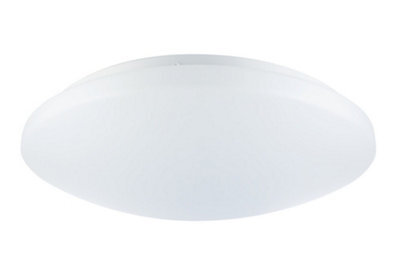 Luminosa Lighting Luminosa Value + Ceiling/wall Light 338mm Dia. Ip44 1600Lm 16W 4000K 120 Beam Non Dimmable